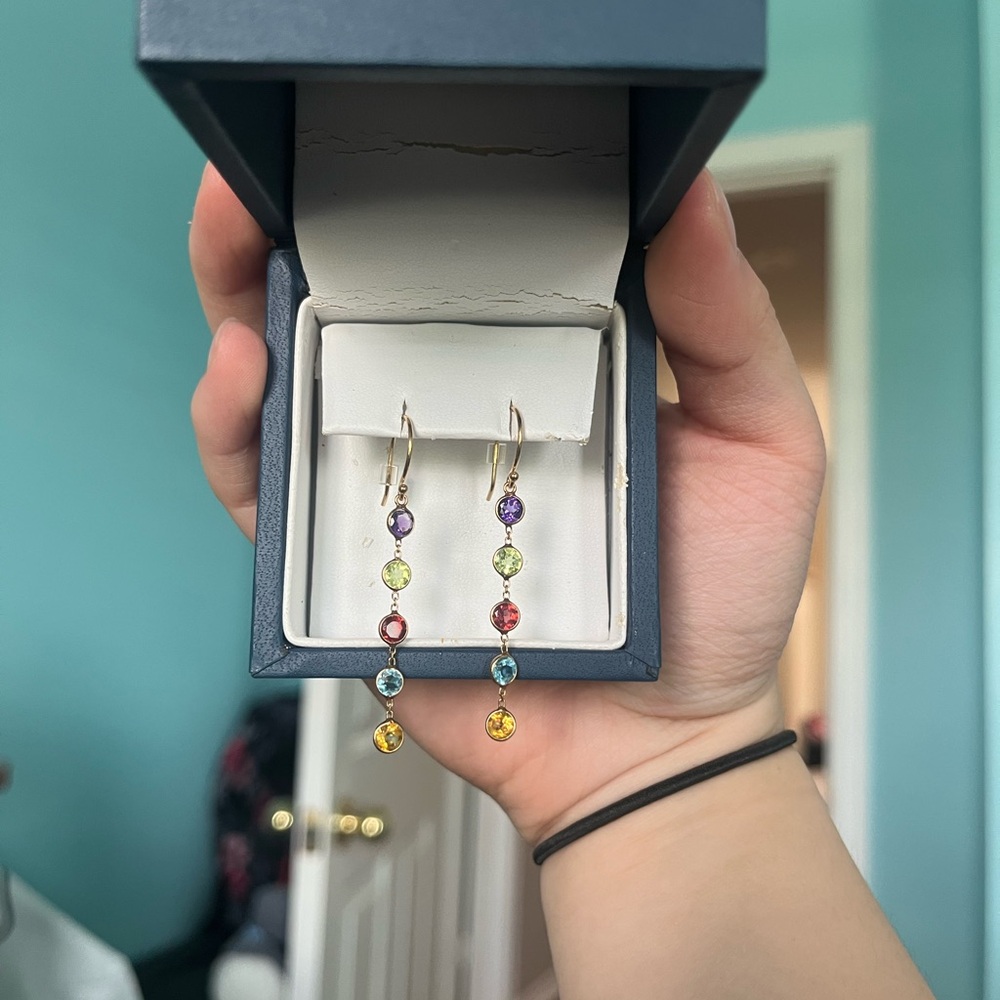 Blue Nile Elegant Dangle Earrings